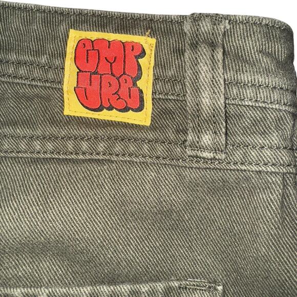 EMPYRE MENS RELAXED STRAIGHT LEG JEANS SIZE 33 OLIVE GREEN DENIM - Picture 5 of 7